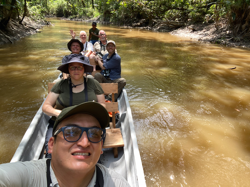 Canoeing at Sani Lodge