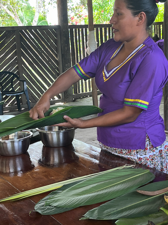 We got to experience everyday life for local indigenous people