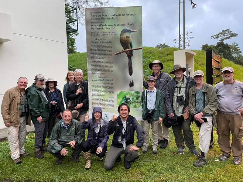 Our group with the IAS sign donated in 2019